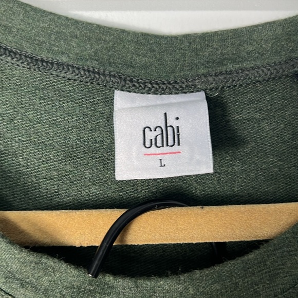 Cabi Simple Playsuit Olive Green Sleeveless Draped Jumpsuit Large - Picture 2 of 9